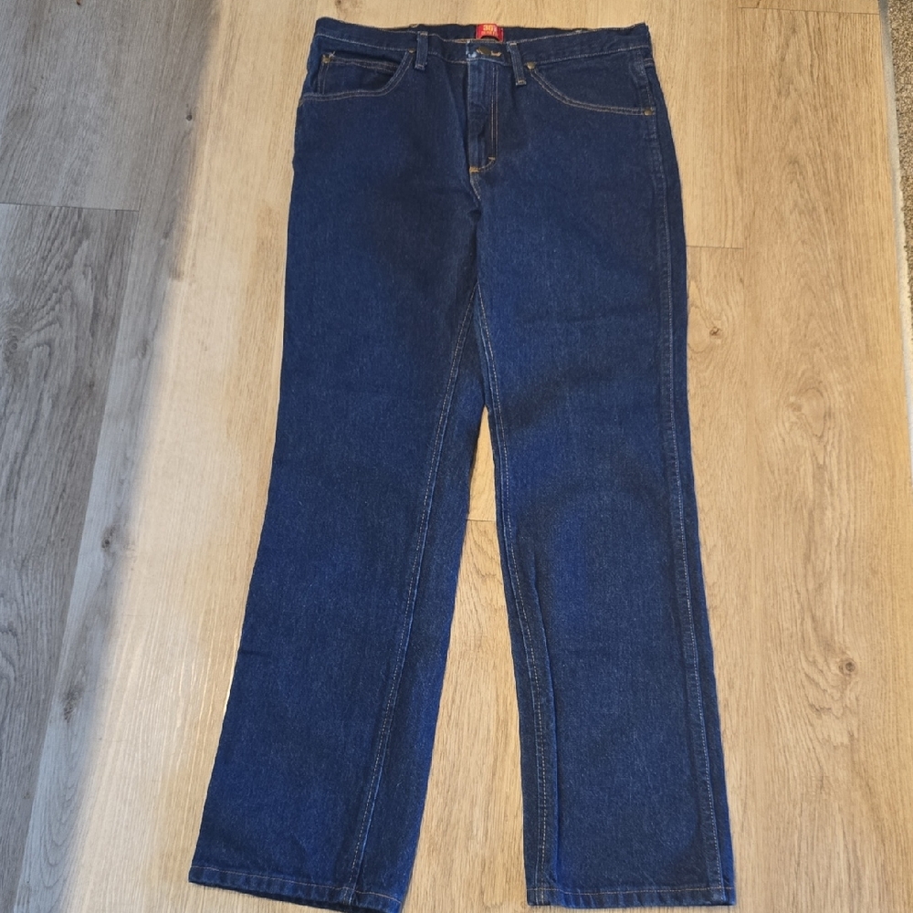 Wrangler Men's 36 MWZ  Deep Blue Slim Jeans